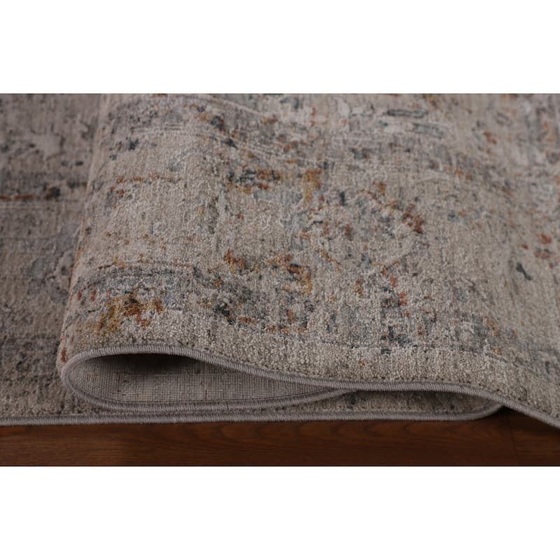 Ziegler Turkish Area Rug Machine Made Traditional Polyester Carpet - 7'10" x 10'2"