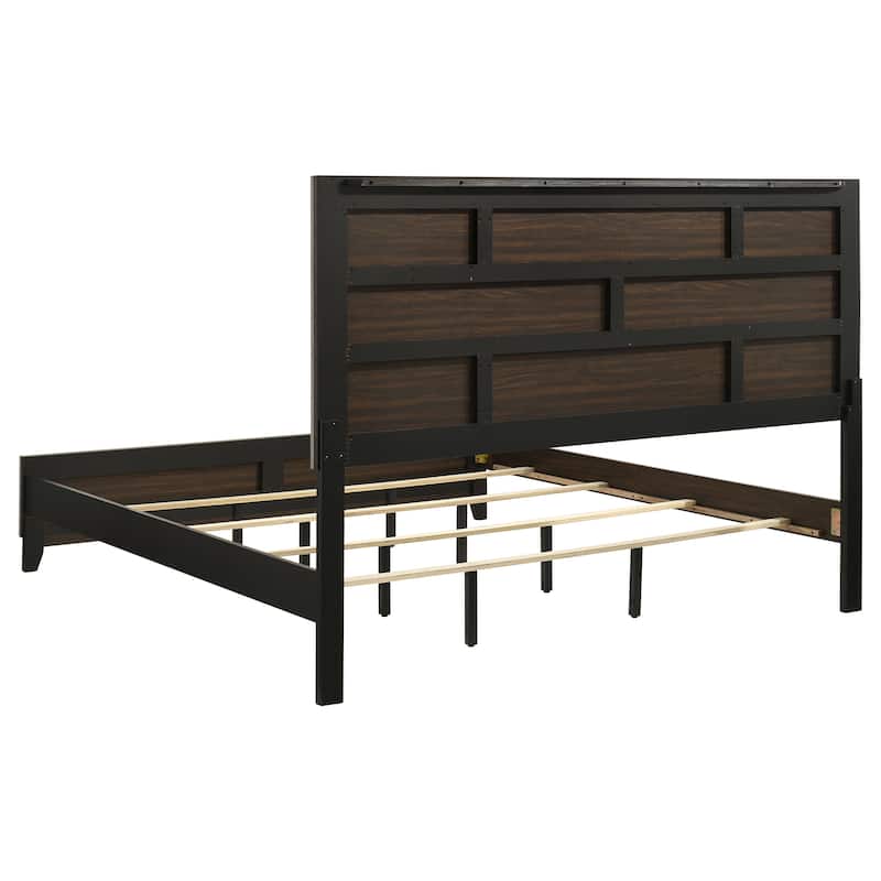Watson Transitional Wood Panel Bed