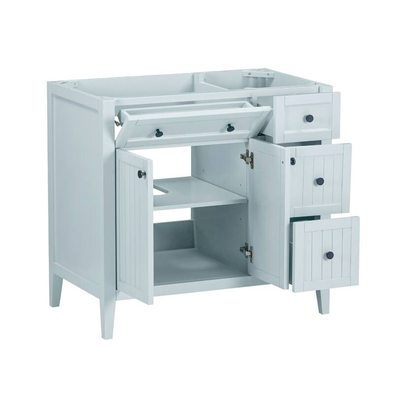 Layla Bathroom Vanity Only in Ice Blue