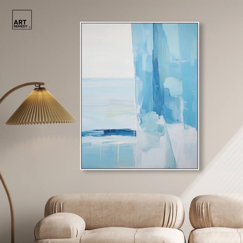 Seraphic Blues I Canvas by Art Remedy