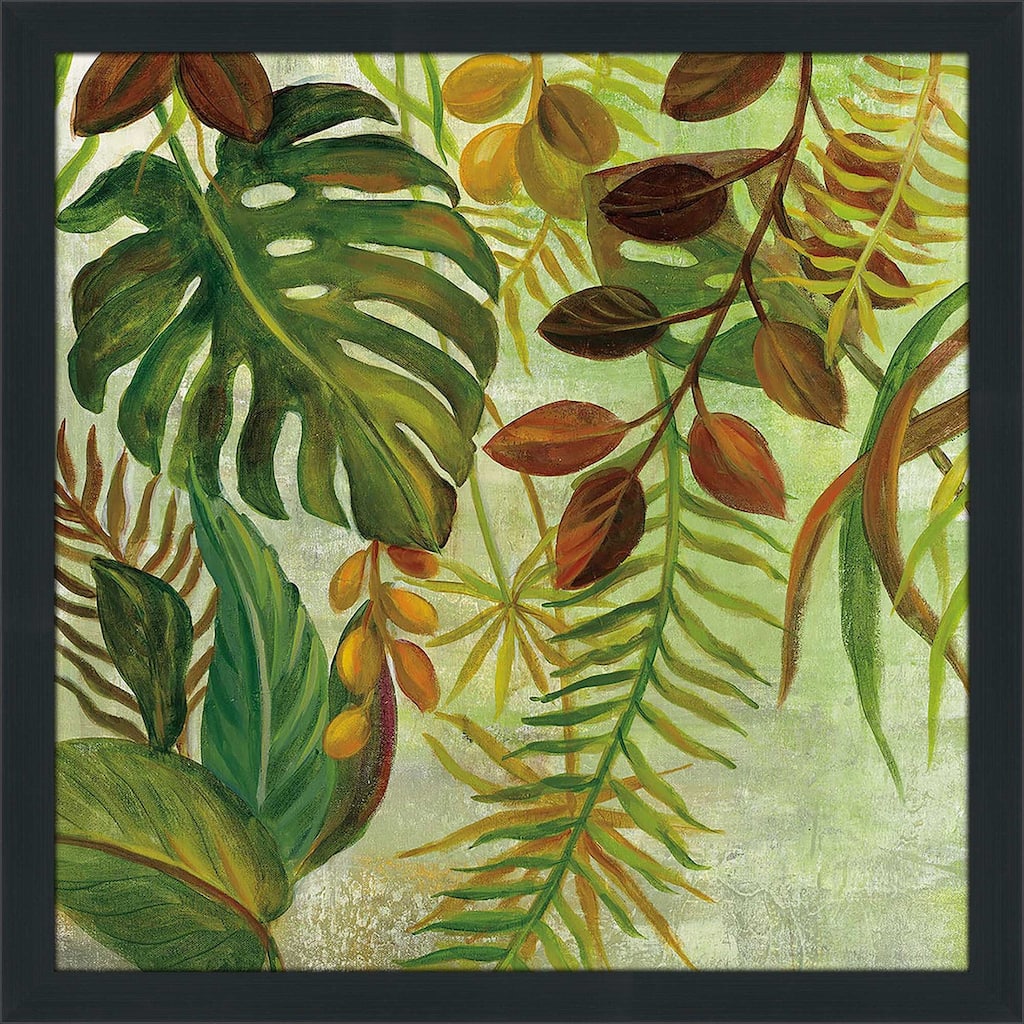 "Tropical Greenery I" by Silvia Vassileva Print on Acrylic