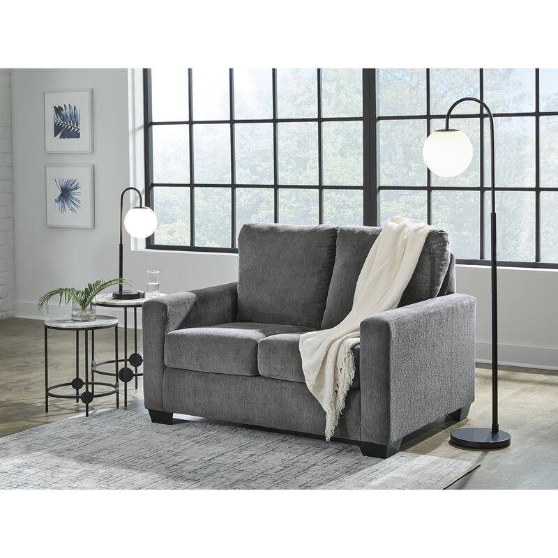 Signature Design by Ashley Rannis Sofa Sleeper - 54"W x 40"D x 39"H - Pewter