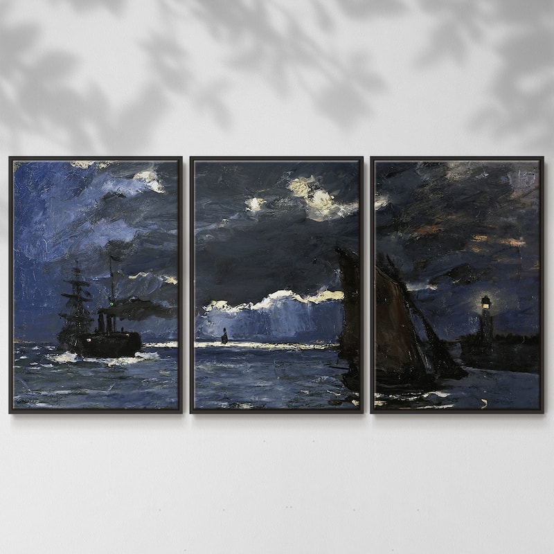 Monet - Multi Piece Framed Canvas
