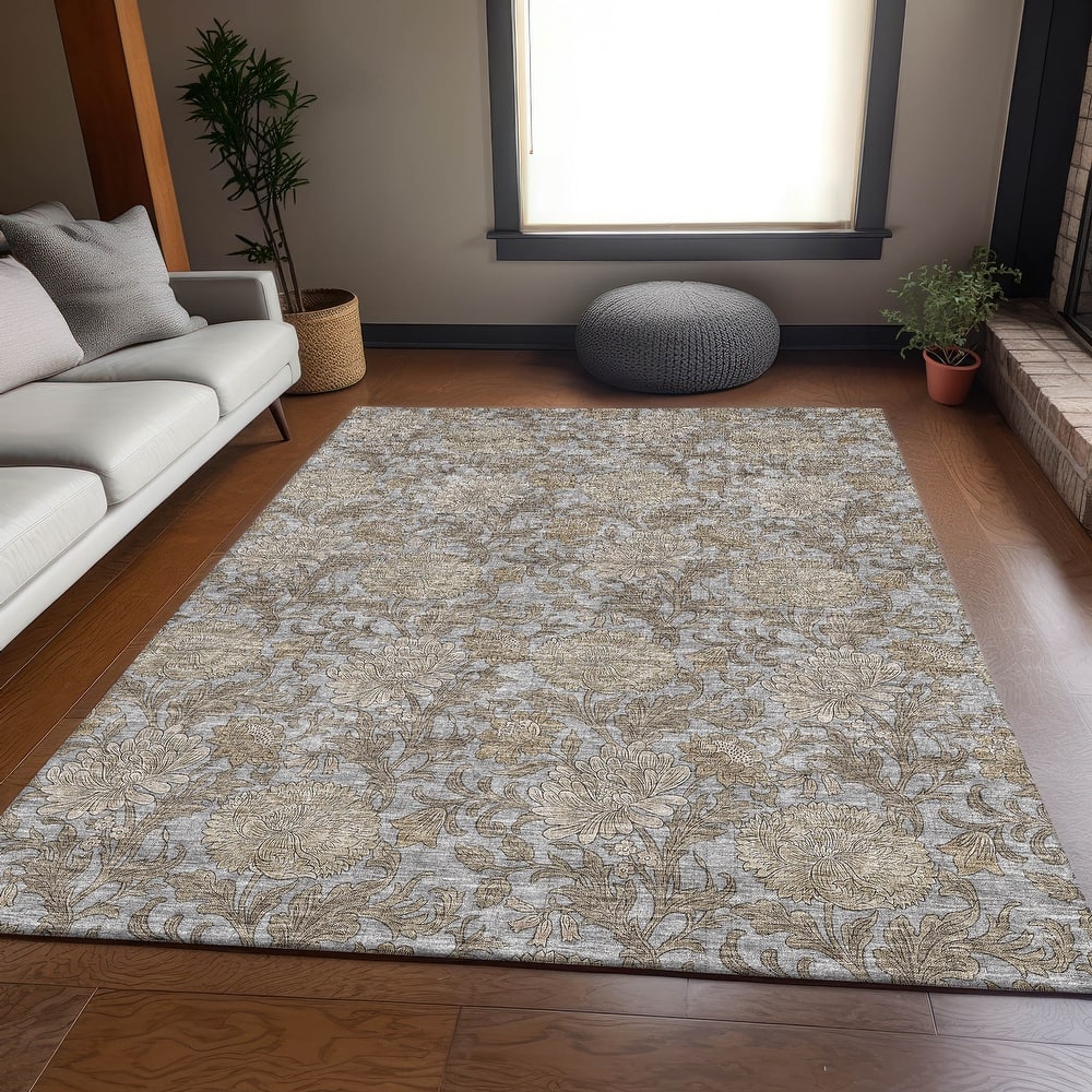 Premium Washable Super Soft Floral Mayfield Rug