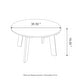 preview thumbnail 18 of 52, Elm Plus Outdoor Patio HDPE Round Coffee Table Side End Table