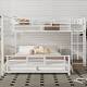 preview thumbnail 16 of 24, L-shaped Metal Twin over Full Size Bunk Bed