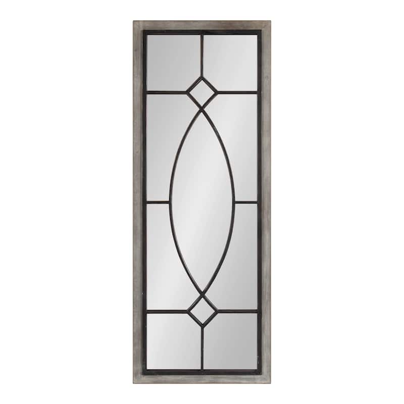 Kate and Laurel Bakersfield Wood Framed Mirror