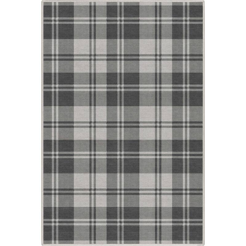 Well Woven Apollo Plaid Farmhouse Geometric FlatWeave Rug