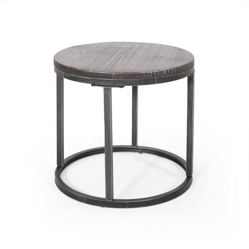 Gerrish Modern Industrial Coffee Table Set by Christopher Knight Home