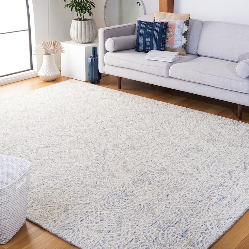 SAFAVIEH Handmade Metro Lorenzina French Country Wool Rug