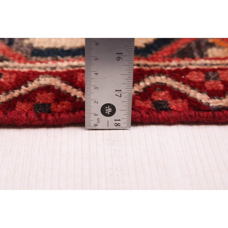 ECARPETGALLERY Hand-knotted Kayseri Vintage Red Wool Rug - 6'9 x 9'7