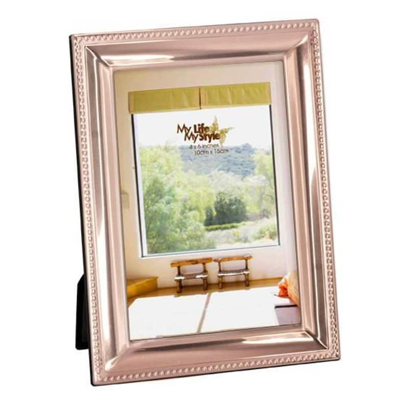 Jiallo Beveled Frame 4x6 with Beaded Border