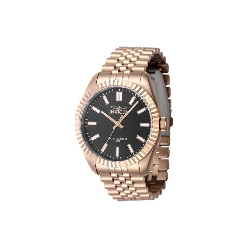 Invicta Men's 47492 Specialty Quartz 3 Hand Black Dial Watch