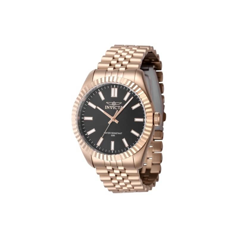 Invicta Men's 47492 Specialty Quartz 3 Hand Black Dial Watch