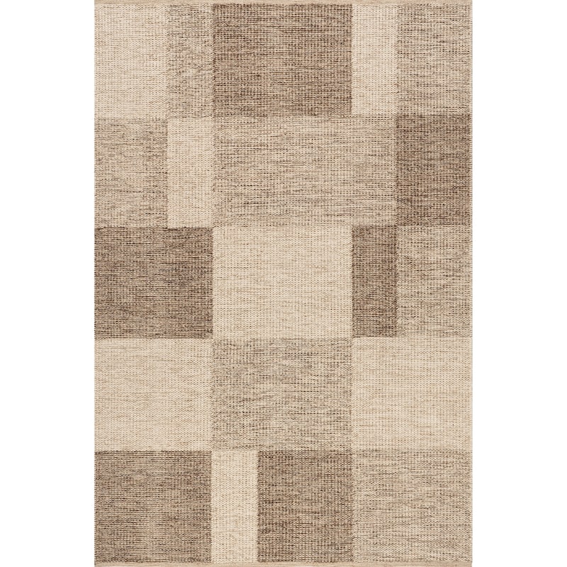 Nuloom Eldora Contemporary Checkered Jute Area Rug