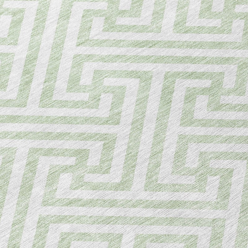 Machine Washable Indoor/ Outdoor Chantille Geo Modern Rug