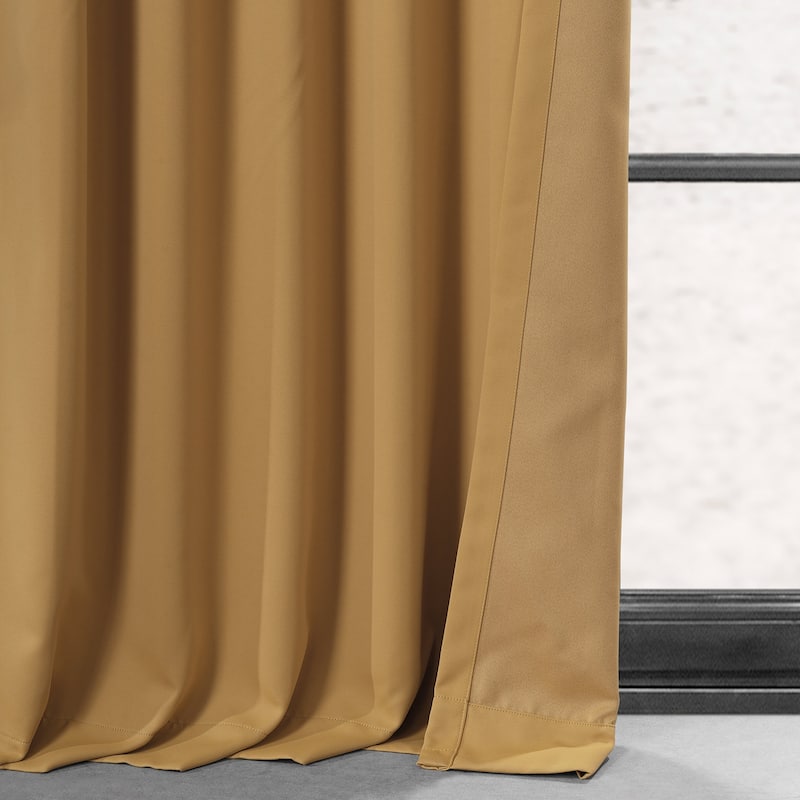 Exclusive Fabrics Performance Woven Blackout Curtain Pair (2 Panels)