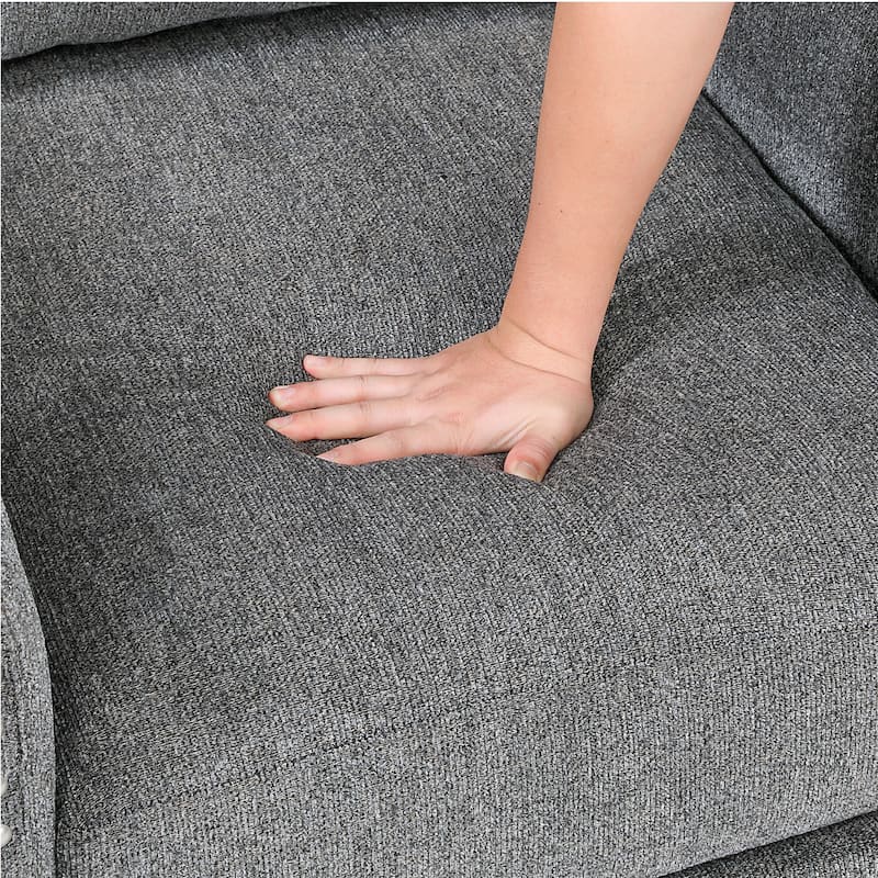 Windsor 41" Chenille Accent Chair - Nailhead Trim Details