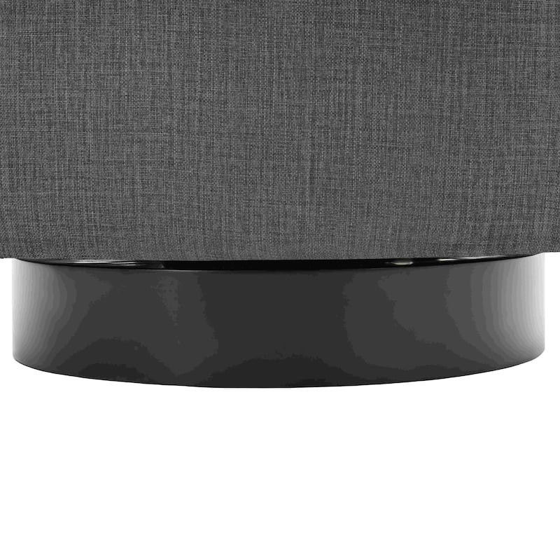 Modern Round Swivel Accent Chair Set of 2 Barrel Chair for Living Room