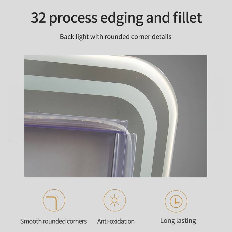 Full Length Floor Mirror LED Whole Body Mirror