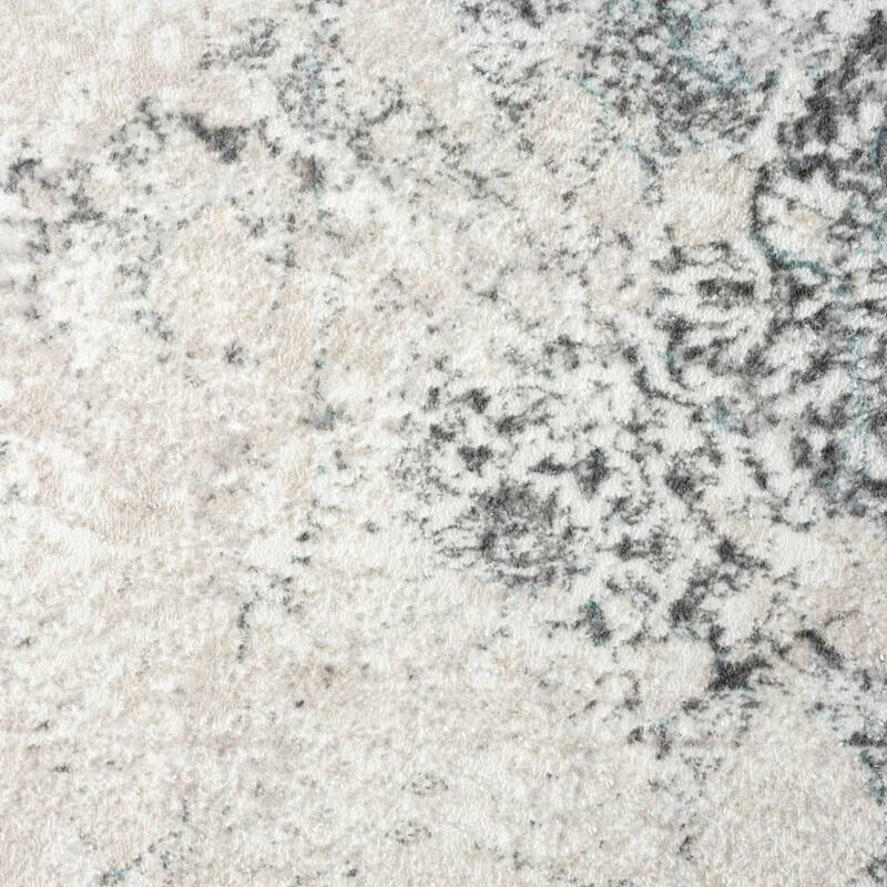 Sevita Modern Damask Polyester Indoor Area Rug