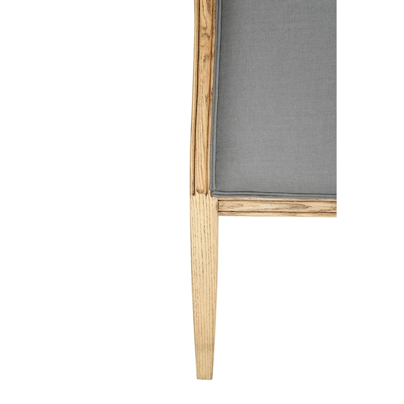 Oak & Linen Headboard