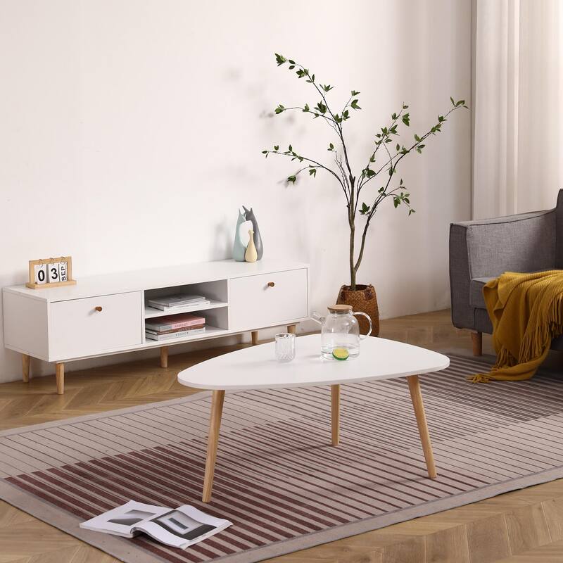 Egg shape coffee table