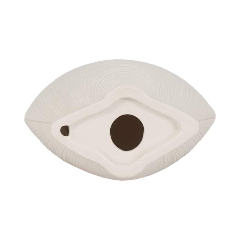 Sagebrook Home Stoneware White Seashell Decor