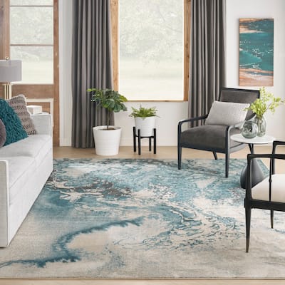 Nourison Maxell Modern Glam Abstract Area Rug