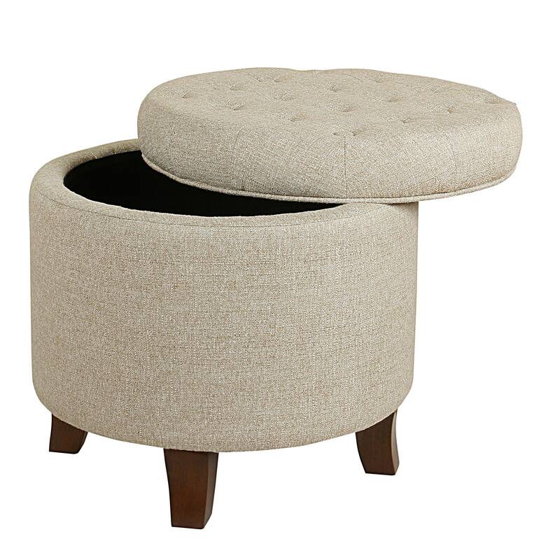 Carson Carrington Melahverfi Boho Tufted Storage Ottoman