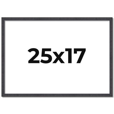 25x17 Frame Brown Solid Wood Picture Frame - Complete Modern Photo