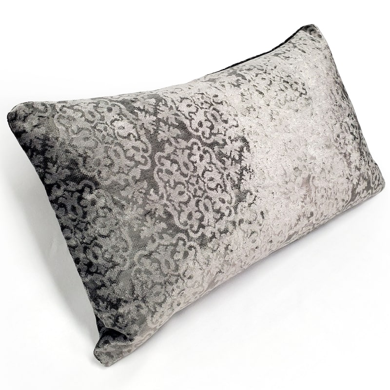 Artemis Taupe Velvet Throw Pillow