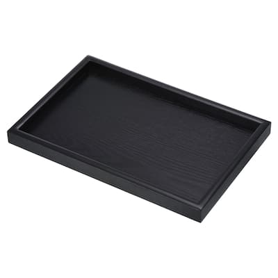 Wood Serving Tray Rectangle Decorative Platter Home Kitchen Table