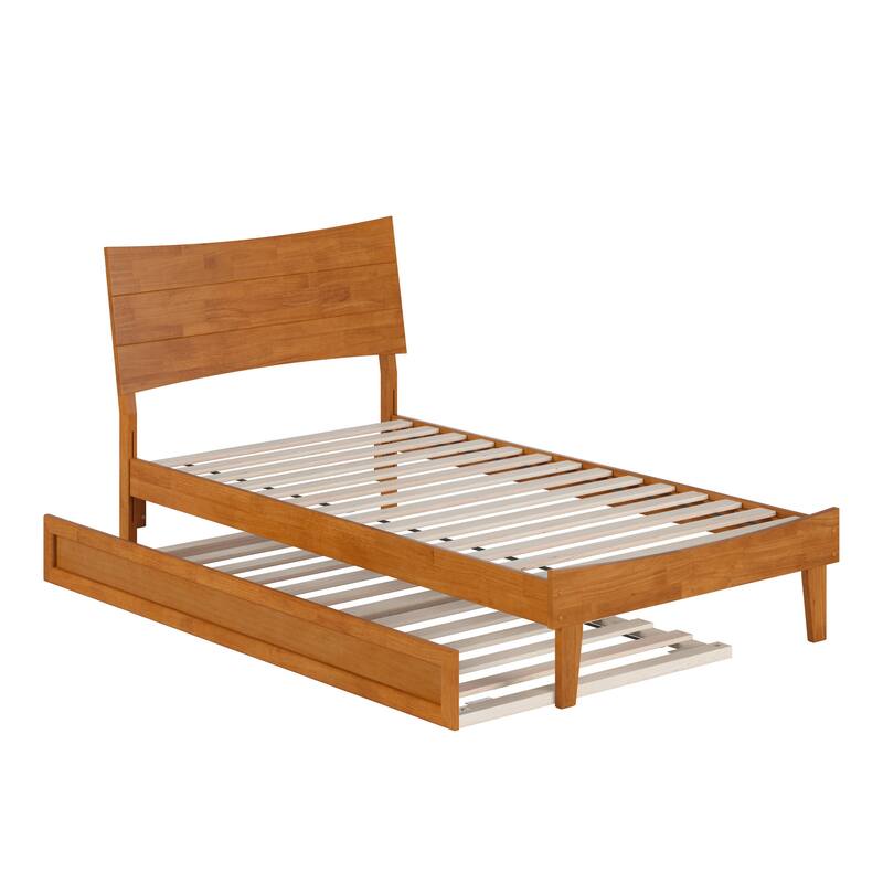 Phoenix Wood Platform Bed with Trundle