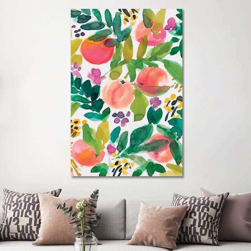 iCanvas "Garden Peaches" by Lanie Loreth Canvas Print