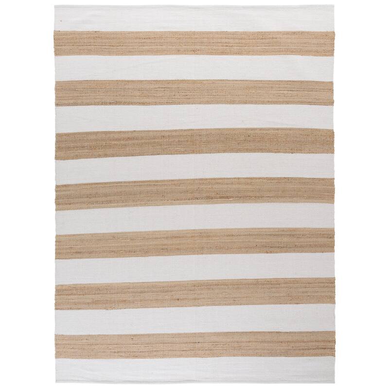 SAFAVIEH Flatweave Natural Balduina Fiber Farmhouse Jute Rug