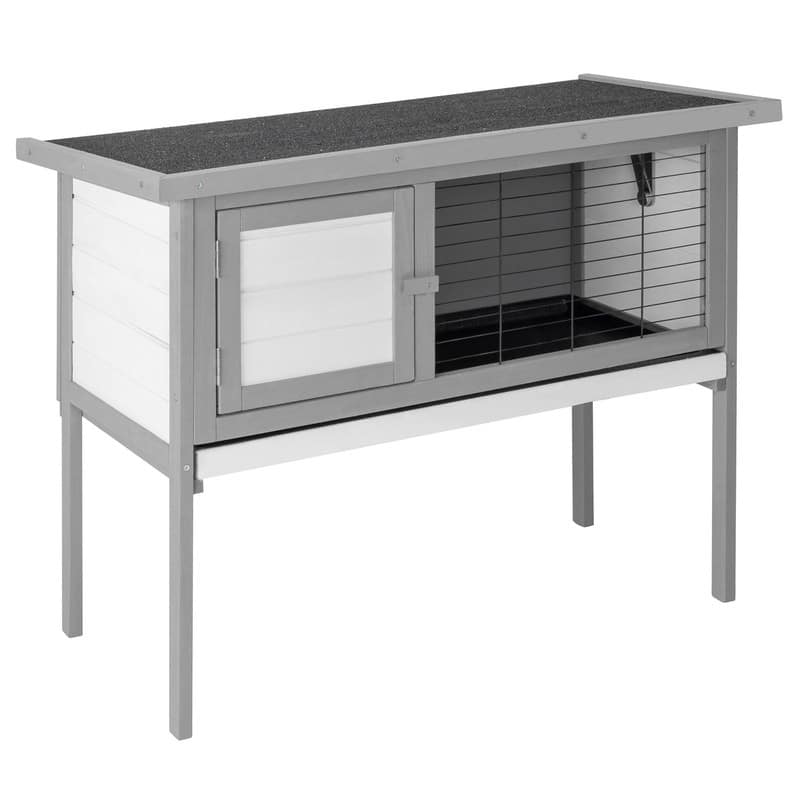 36" Single Deck Waterproof Wooden Chicken Coop - N/A - Grey