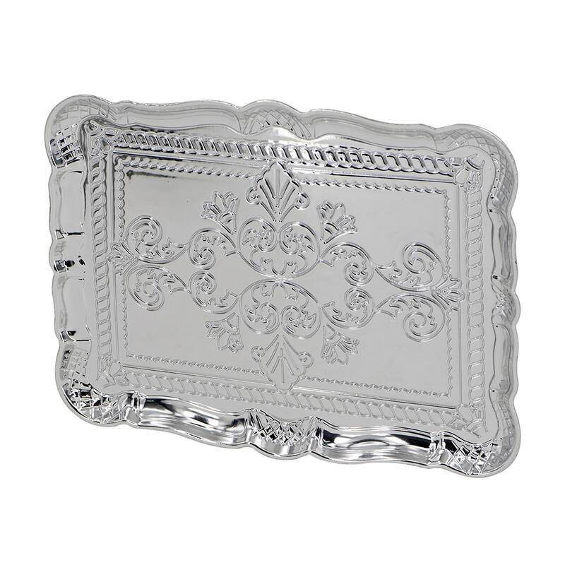 6 Pack Plastic Charger Plate, 11.8" x 9.1"