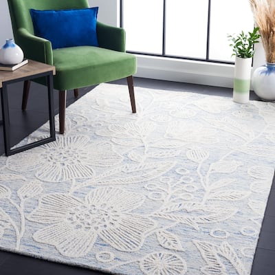 SAFAVIEH Handmade Jardin Mevlija Floral Wool Rug