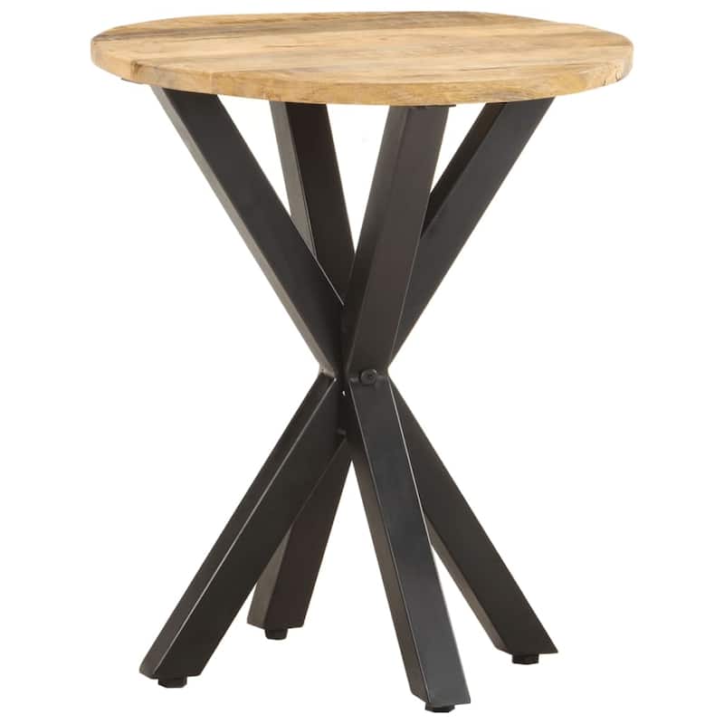 vidaXL Side Table 18.9"x18.9"x22" Solid Mango Wood - 18.9" x 18.9" x 22"