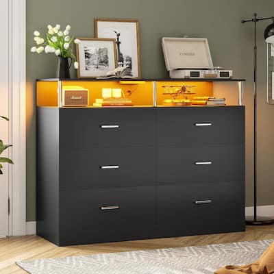 Dresser Bedroom Drawers Dressers Chests of Drawers Charging Station