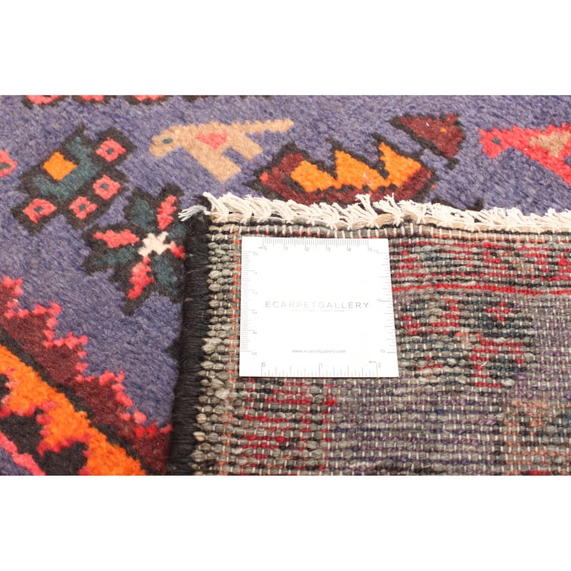 ECARPETGALLERY Hand-knotted Andelz Blue Wool Rug - 4'4 x 7'1