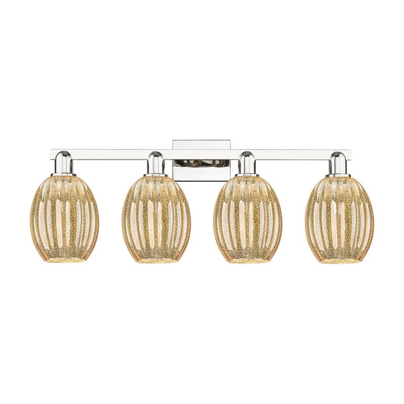 Innovations Lighting Downtown Urban - Preston - 4 Light 36" Bell Shade Bath Vanity Light