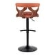 preview thumbnail 39 of 141, Carson Carrington Viby Adjustable Bar Stool with Rounded T Footrest (Set of 2)
