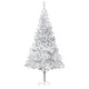 preview thumbnail 32 of 60, vidaXL Artificial Christmas Tree with LEDs&Stand Decor Multi Colors/Sizes 8 Foot - Silver