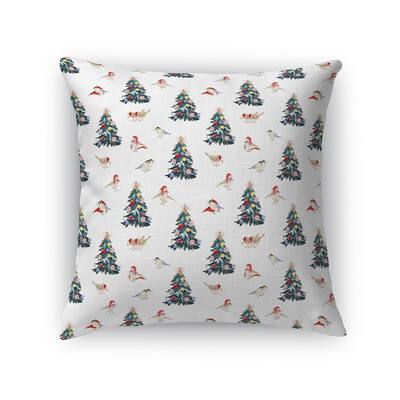 CHRISTMAS BIRD Accent Pillow By Terri Ellis