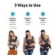 preview thumbnail 3 of 4, Graco Cradle Me Lite 3-in-1 Baby Carrier, Charcoal Gray - N/A