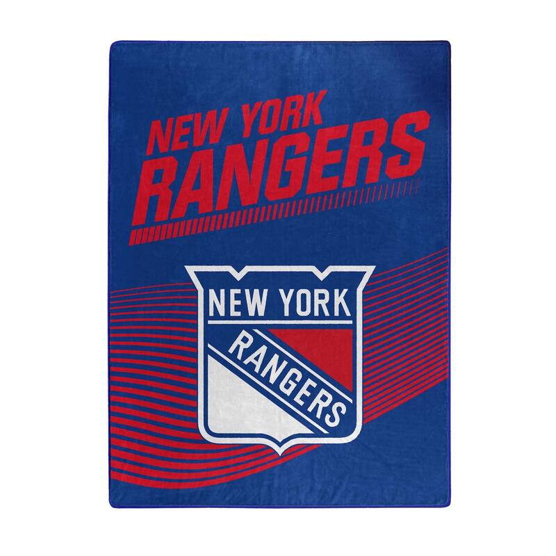 NHL New York Rangers 60" x 80" Raschel Throw Blanket