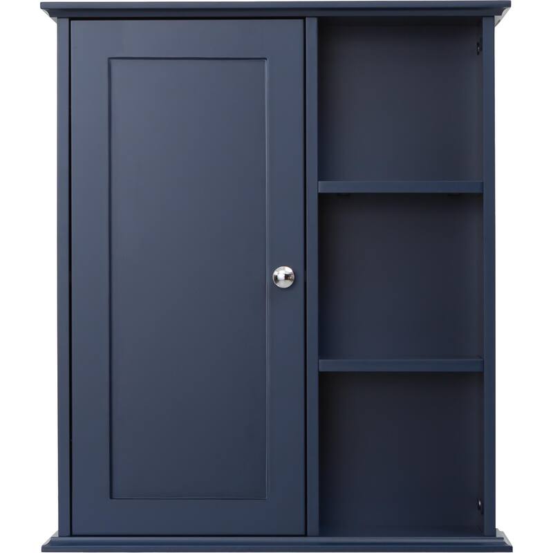 23.6" White Bathroom Wall Cabinet