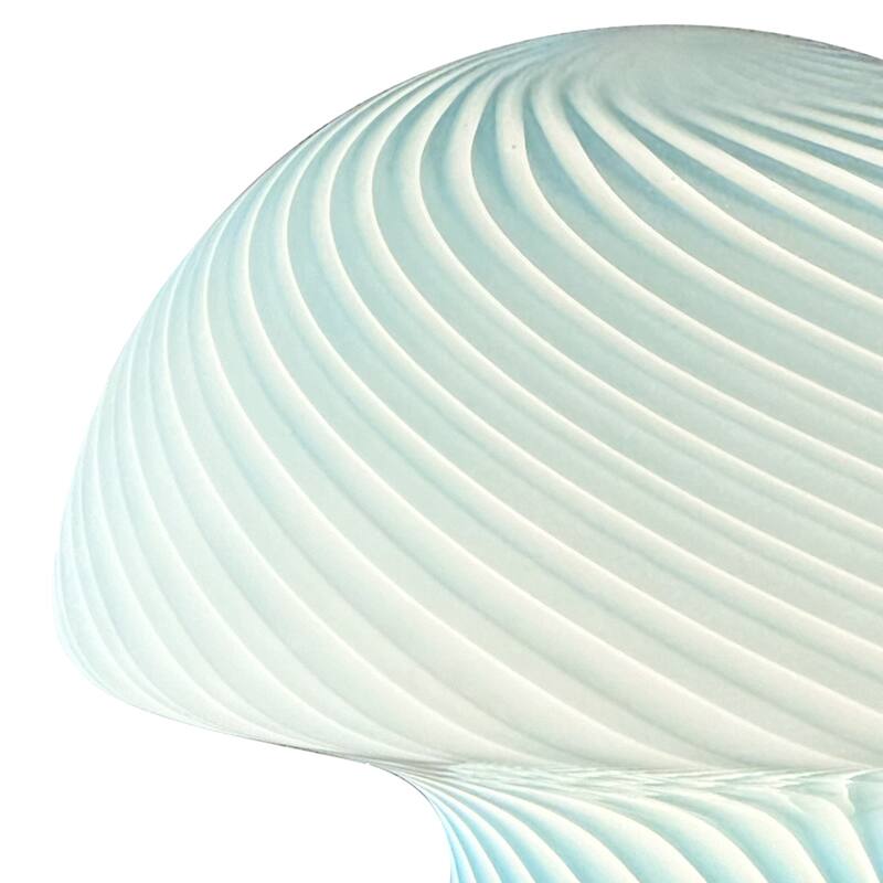 Glass Mushroom Lamp Translucent Small Nightstandable Lamps